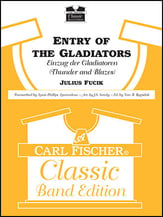 Entry of the Gladiators Concert Band sheet music cover